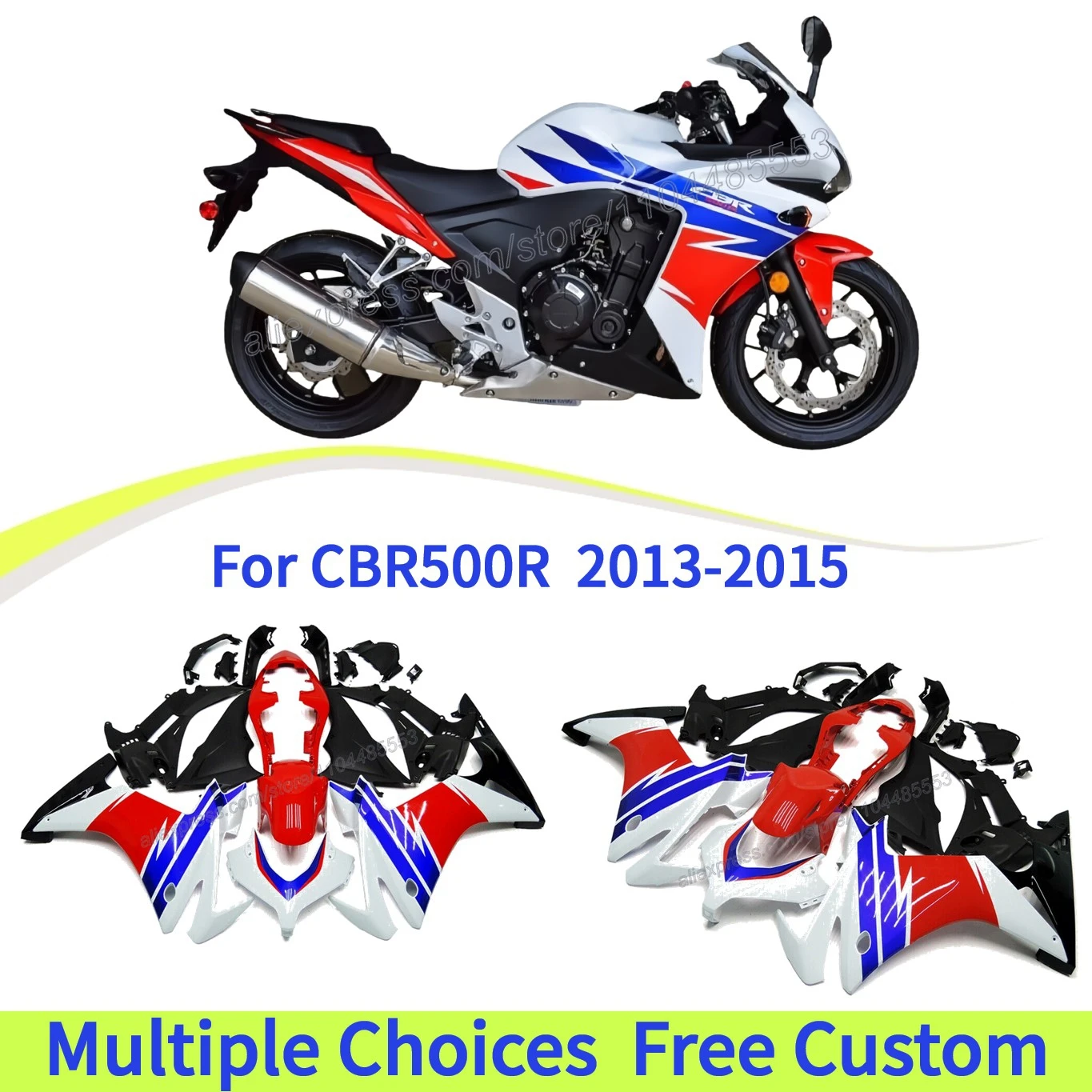 

Body Panel Complete Fairing Kit For Honda CBR500R 2013-2015 CBR 500R | Easy Installation