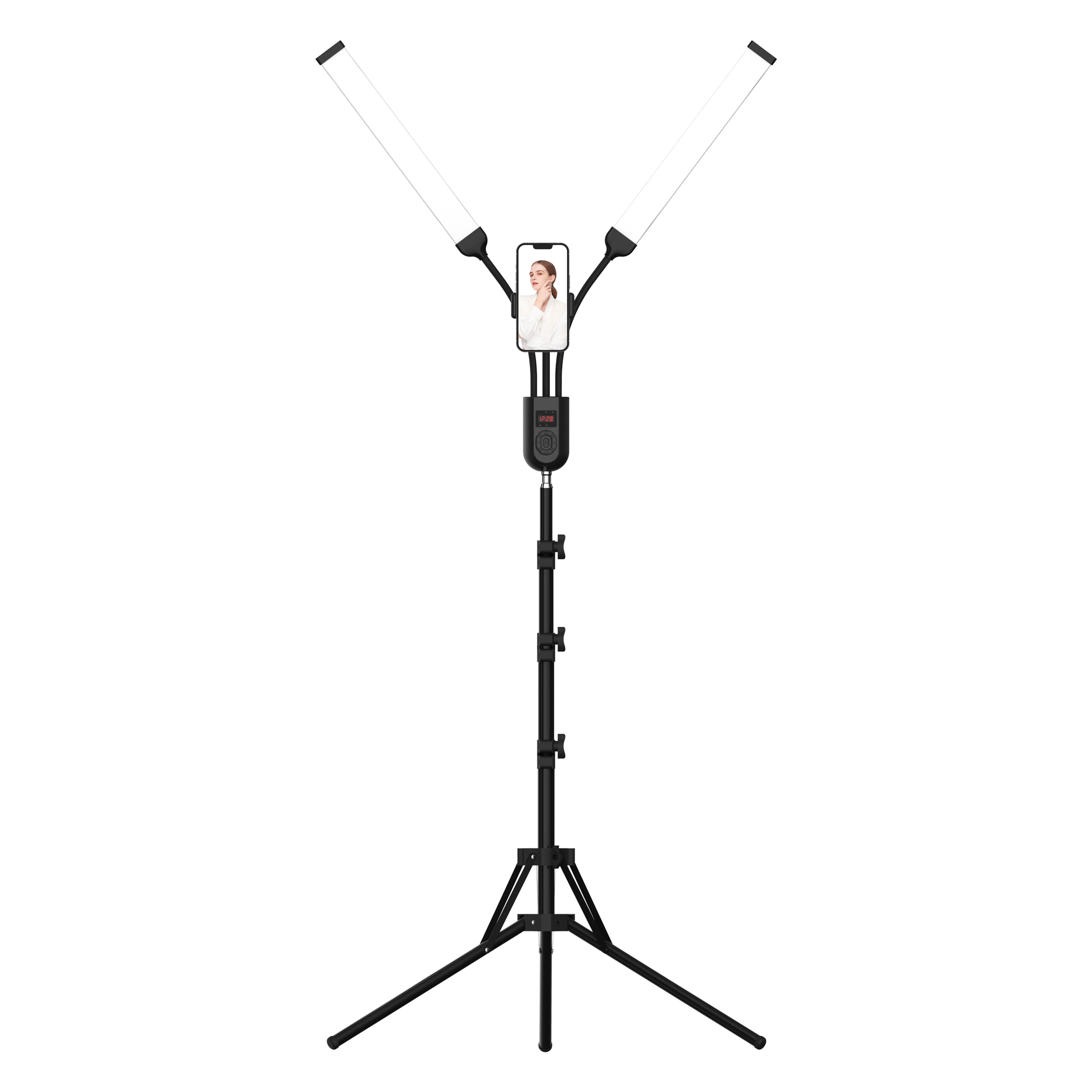 

2025 hot sale Hot FL-S2 Double Arm Professional Equipment Photographic Lighting Photo Studio Accessories Led Lights Set for Phot