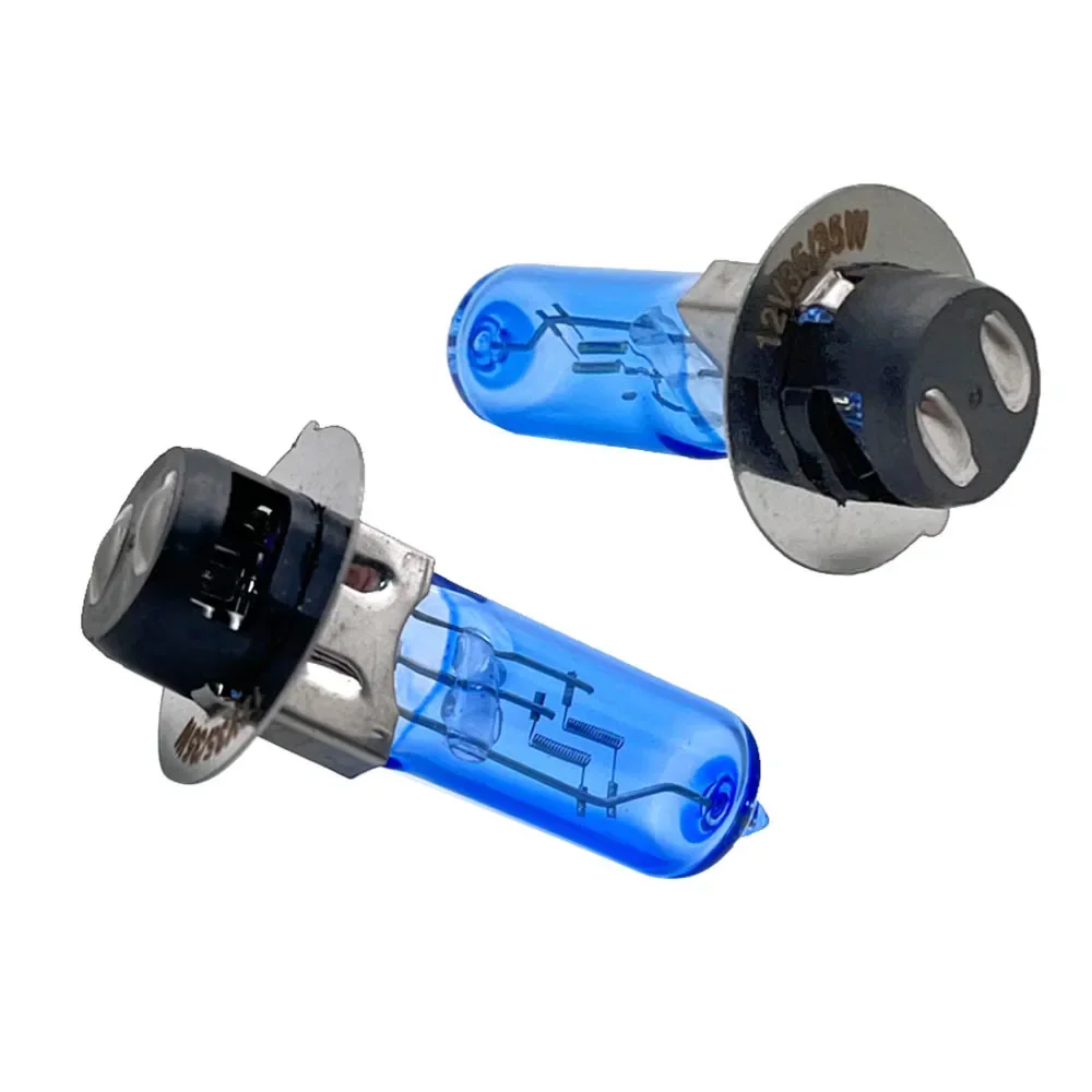 2pcs/set 12v Xenon Lamp Motorcycle Scooter Headlight Bulb New 35/35w P15D