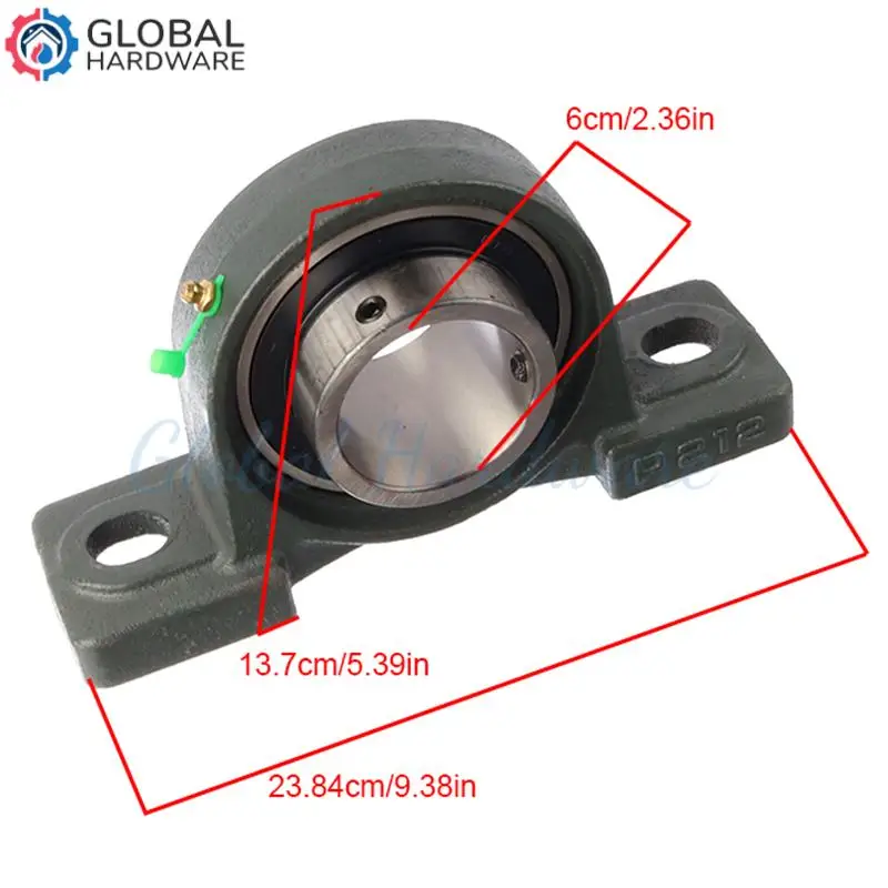 Used for mechanical transmission applications UCP vertical outer spherical support seat with bearing UCP212