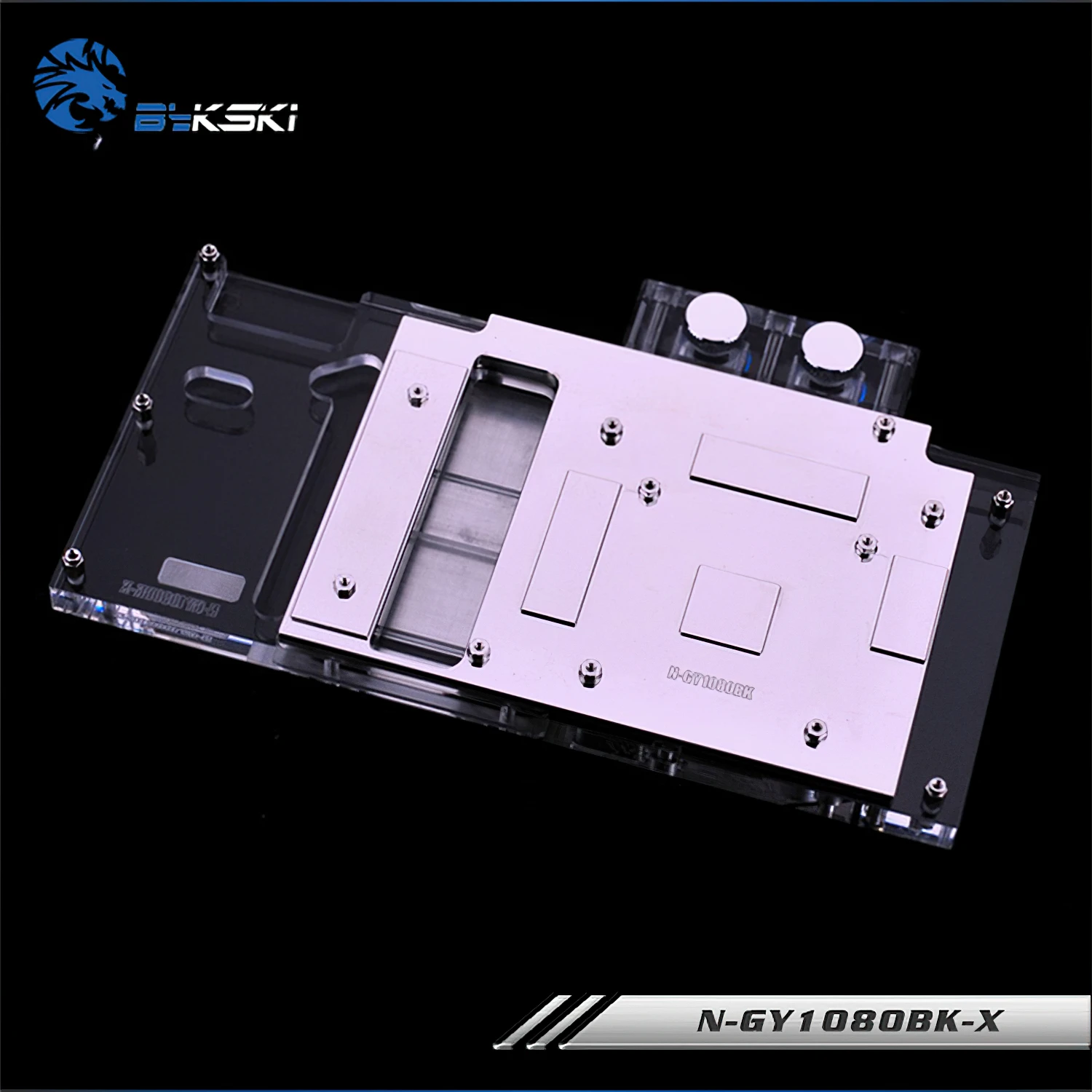 Bykski Full Cover RGB GPU Water Cooling Block for Galax GTX1080 1070 1060 GAMER N-GY1080BK-X