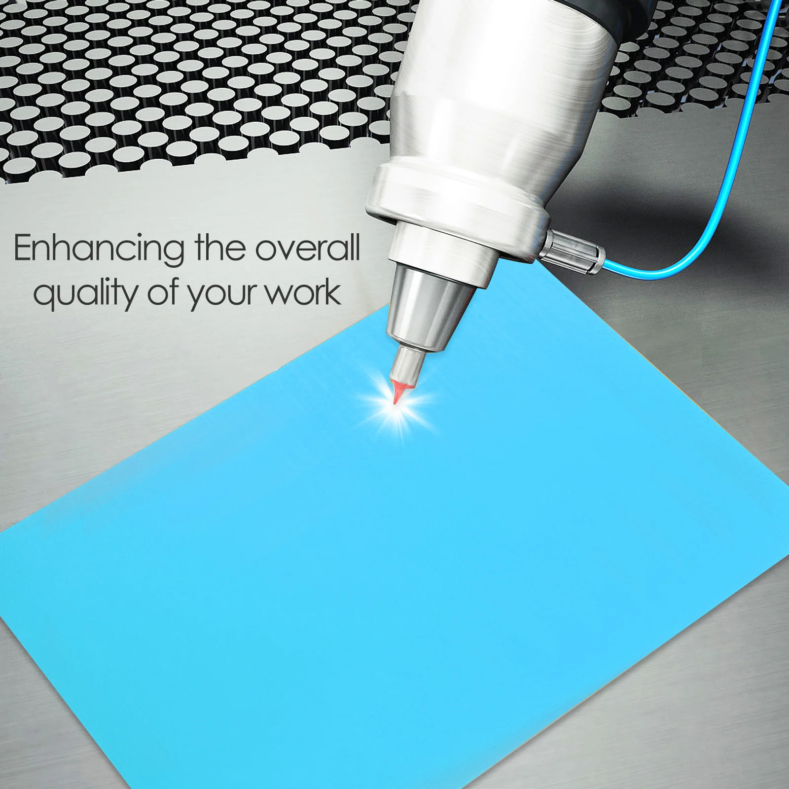 Aluminum Engraving Plates - 0.5mm Thick - alternate angle
