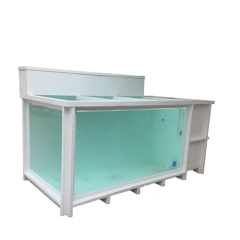 

Customized size Multi-purpose FRP Fiberglass Fish tank with Window, Suitable for Aquaculture and Fish Storage