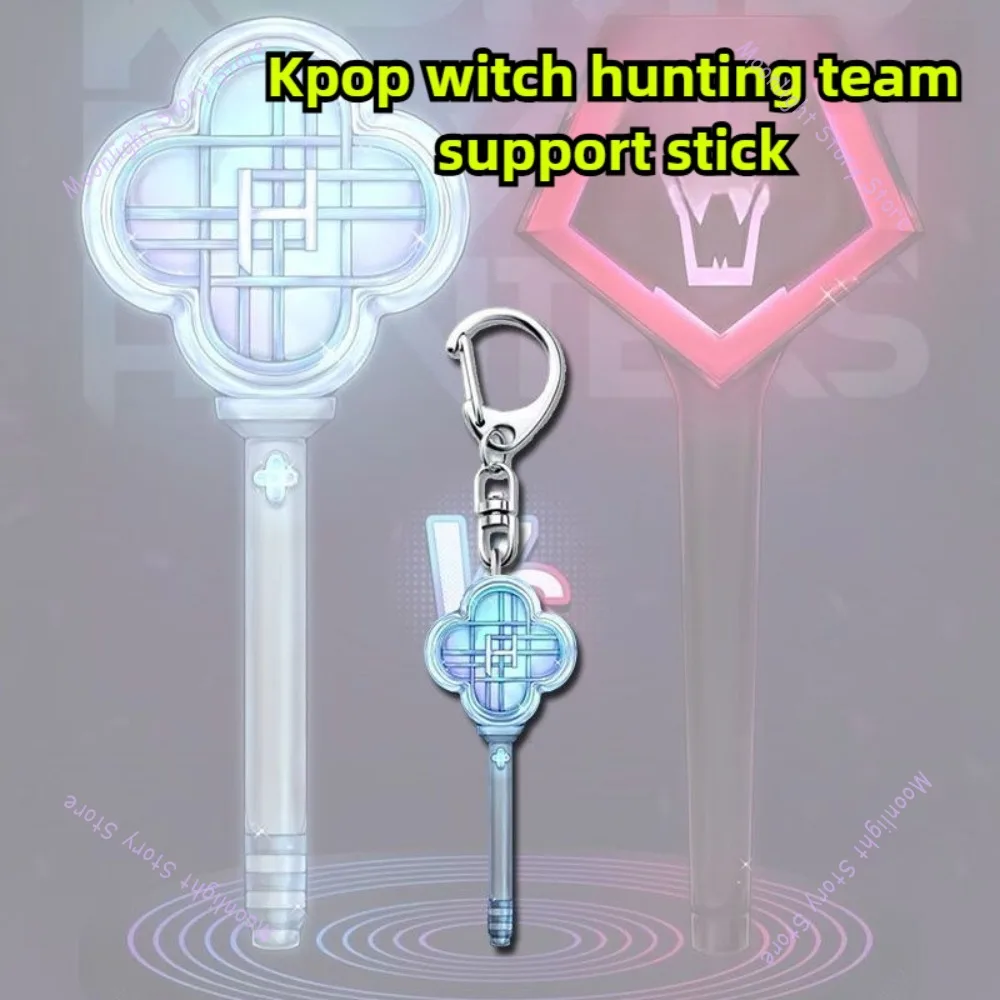 Gantungan Kunci Tongkat Sorak Anime K-Pop Demon Hunters, Hadiah Kembali ke Sekolah, Gantungan Ransel untuk Penggemar Koleksi