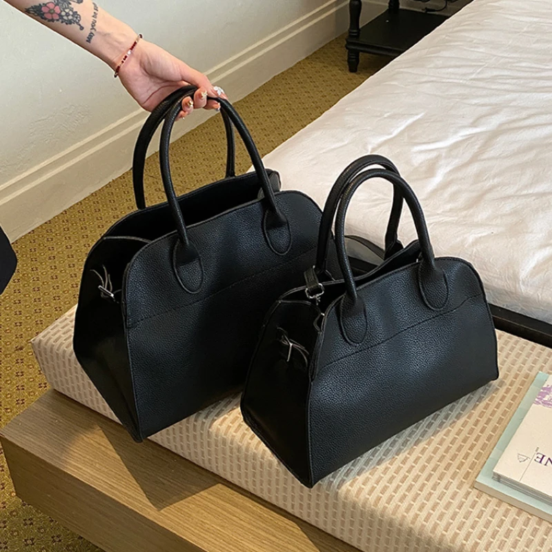 Modische Große Tragetasche, Vielseitige Pendler- und Reise-Schultertasche, Lässige Koreanische Premium-Luxus-Handtasche mit Griff – Detail 9