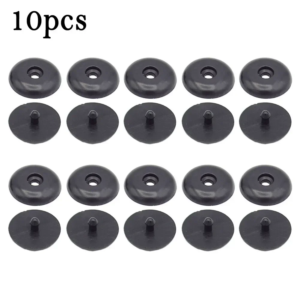 

Findme 20PCS/10X Black Plastic Retainer Seatbelt Stop Button Non-Slip Buckle Car Safety Seat Belt Stopper Spacing Limit Buckle