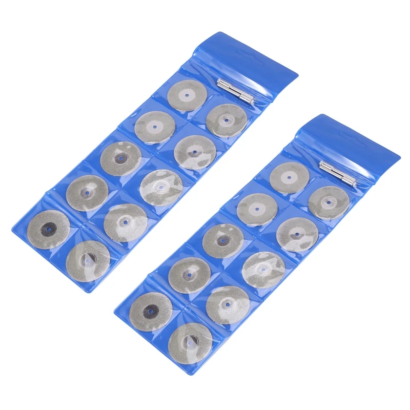 

20Pcs Accessories 35Mm Diamond Cutting Disc For Metal Grinding Wheel Disc Mini Circular Saw For Drill Rotary Tool