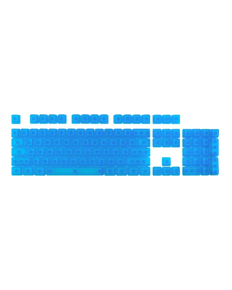 

104 transparent keycaps color personalized light-transmitting mechanical keyboard keycaps light-transmitting backlight no eng