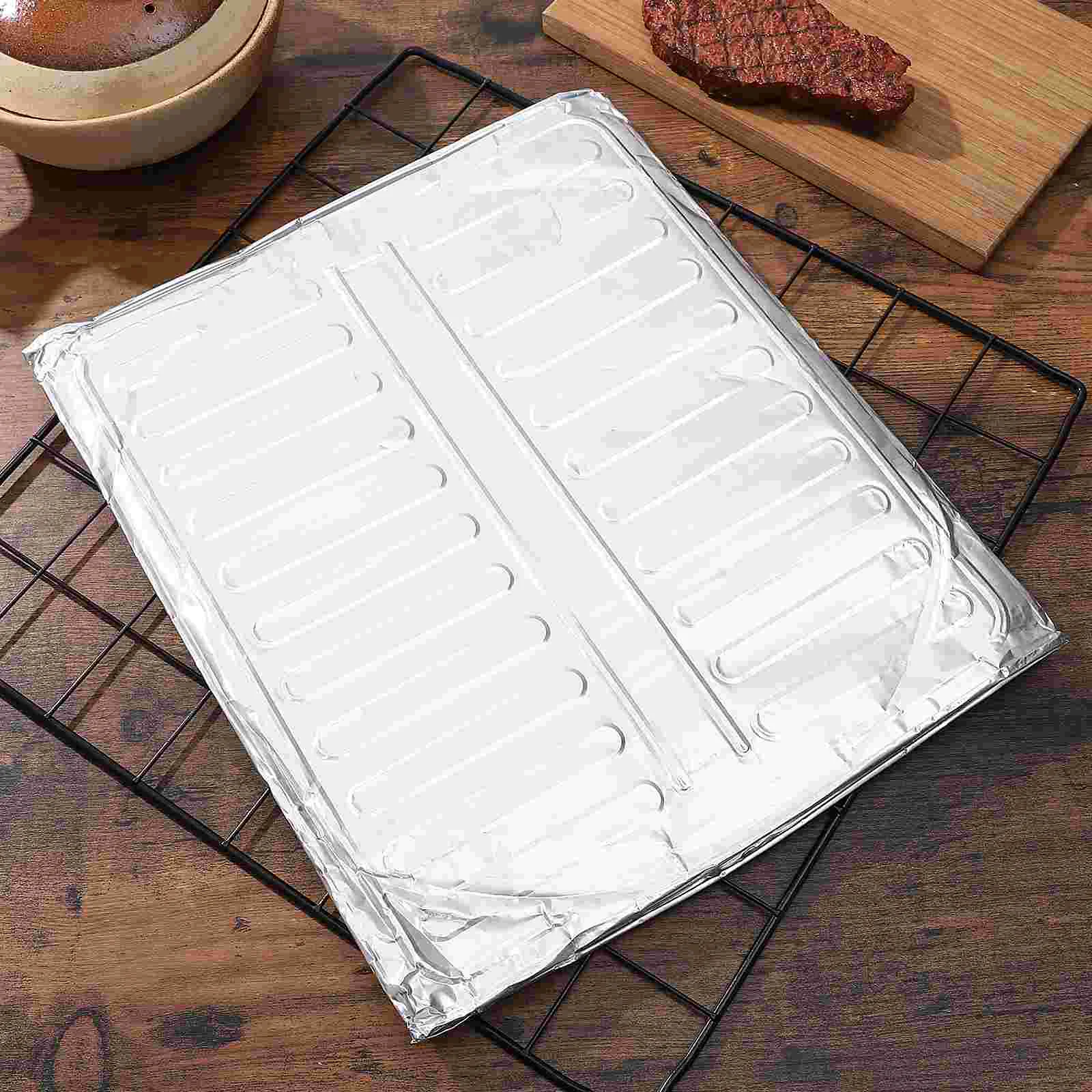 Aluminum Foil Oil Splash Guard Kitchen Wall Protector Anti Grease Baffle Stove Barrier Non Stick Foldable Storage