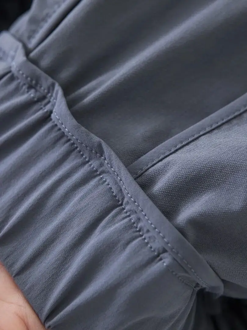 

Men's Fashionable Casual Workwear Long Pants Breathable Waterproof 3D Pleated Design Spring Summer Straight Leg Pants