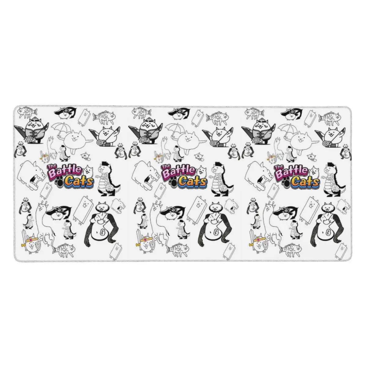 Battle Cats Mobile Games Large Mouse Pad Computer Keyboard Mouse Mat Gaming PC Laptop Desk Mat Office Accessories Table Mats