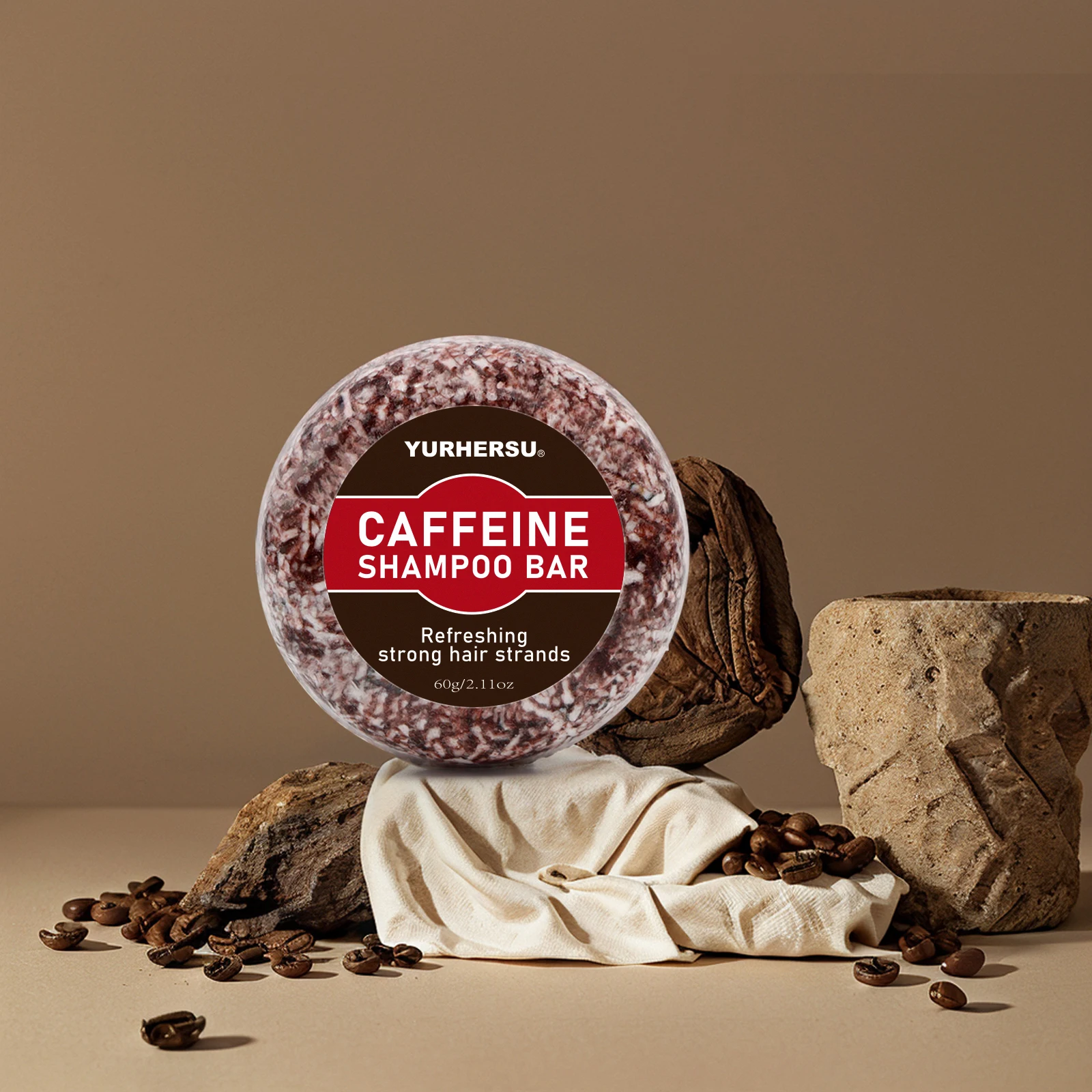 

Шампунь-брусок с кофеином для роста волос, быстро останавливает выпадение волос, против DHT, укрепляет и утолщает волосы, для мужчин и женщин, натуральный твердый шампунь