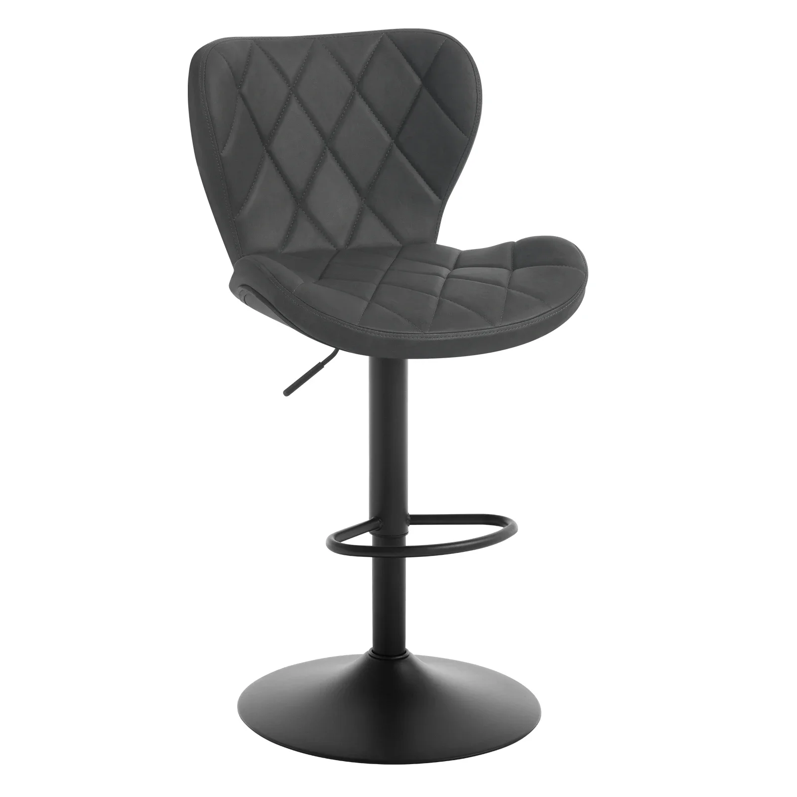 Sgabello da bar ergonomico 1PC Sgabello da bancone girevole regolabile in altezza con schienale