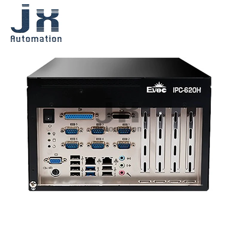 Original EVOC Wall‑mount Industrial Computer IPC-620H Compact Chassis with Motherboard ECS-1830/i3-4130/4G/120G SSD