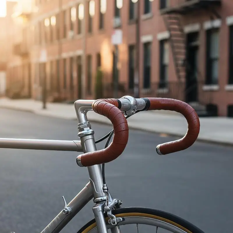 Fahrrad-Lenkerband Wasserdicht Kratzfest PU-Leder Gepolstertes Band für Outdoor-Radfahren Rennräder Reguläre Nutzung – Detail 9