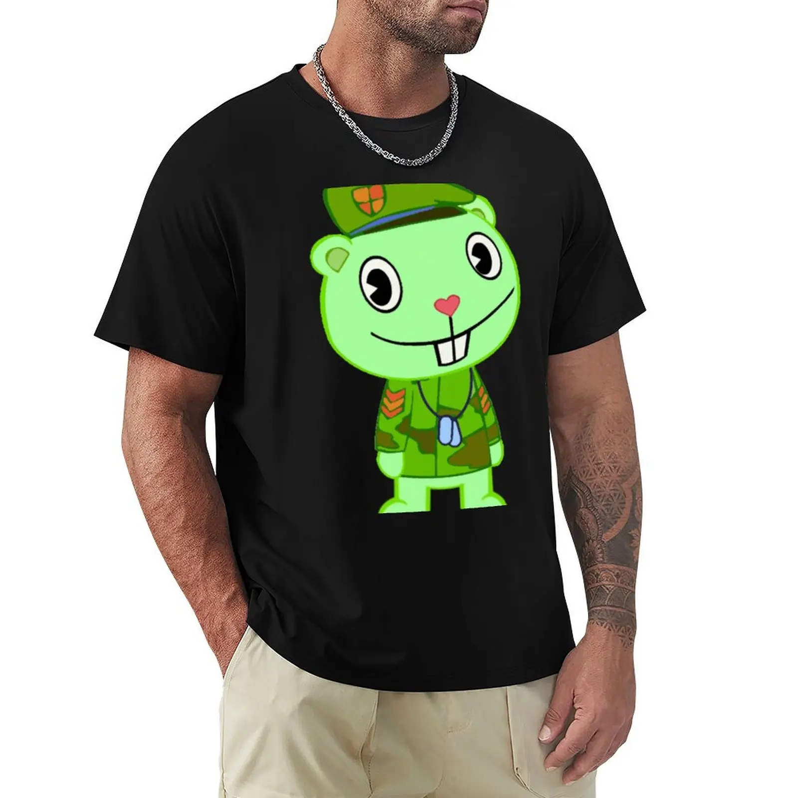 

Flippy Happy Tree Friends T-Shirt| friends T-Shirt designer shirts sports fans mens graphic t-shirts pack
