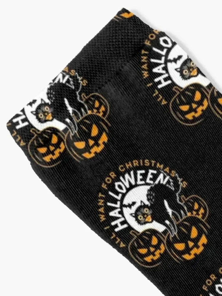 all i want for christmas is halloween Socks Christmas hiking designer brand new in's Socks Girl Men's