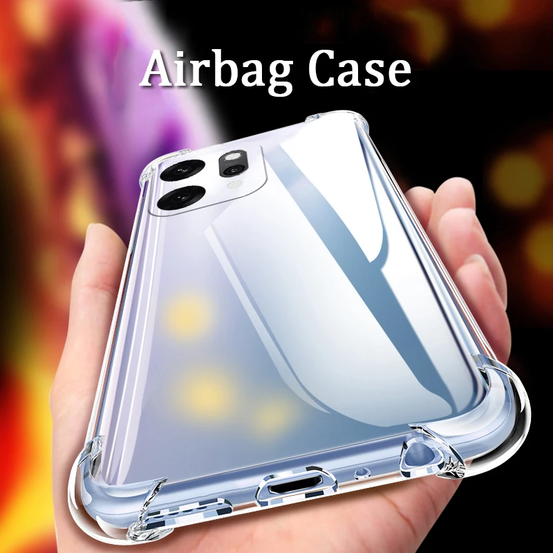 

Reinforced Corners Shockproof Silicone Case For OPPO Reno 14 Pro 5G 14F Soft TPU Phone Cover for OPPO Reno 14 Pro 14F 5G