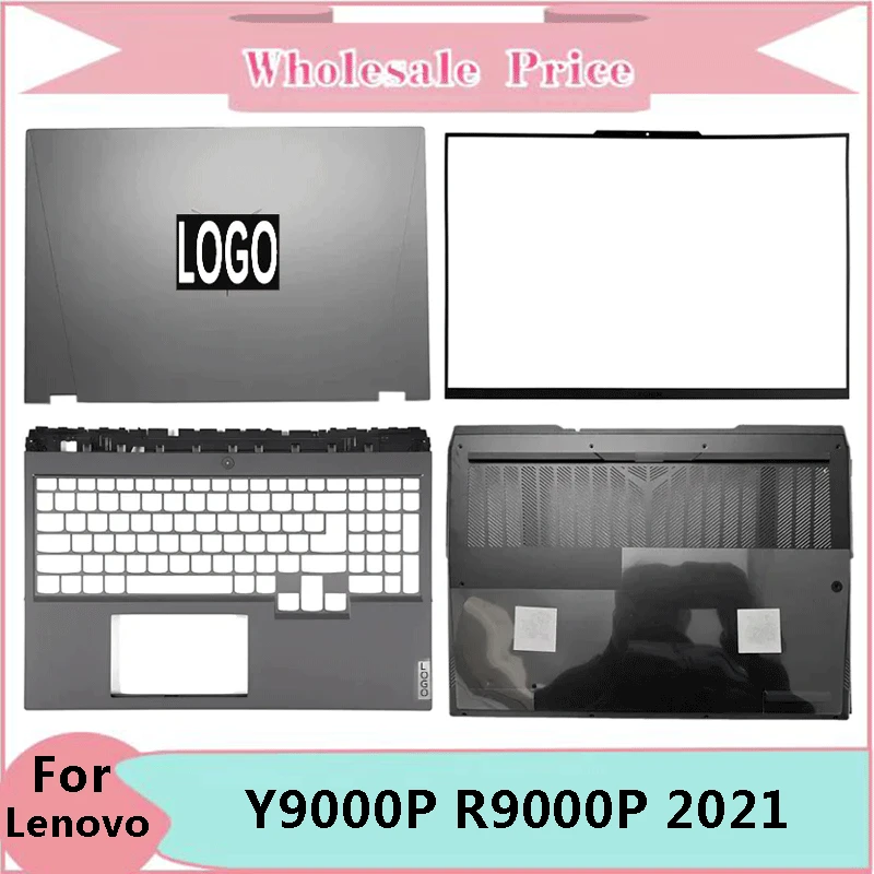 

New For Lenovo Y9000P R9000P 2021 Legion 5 Pro 16ACH6H Laptop LCD Back Cover Front Bezel Upper Palmrest Bottom Case Keyboard