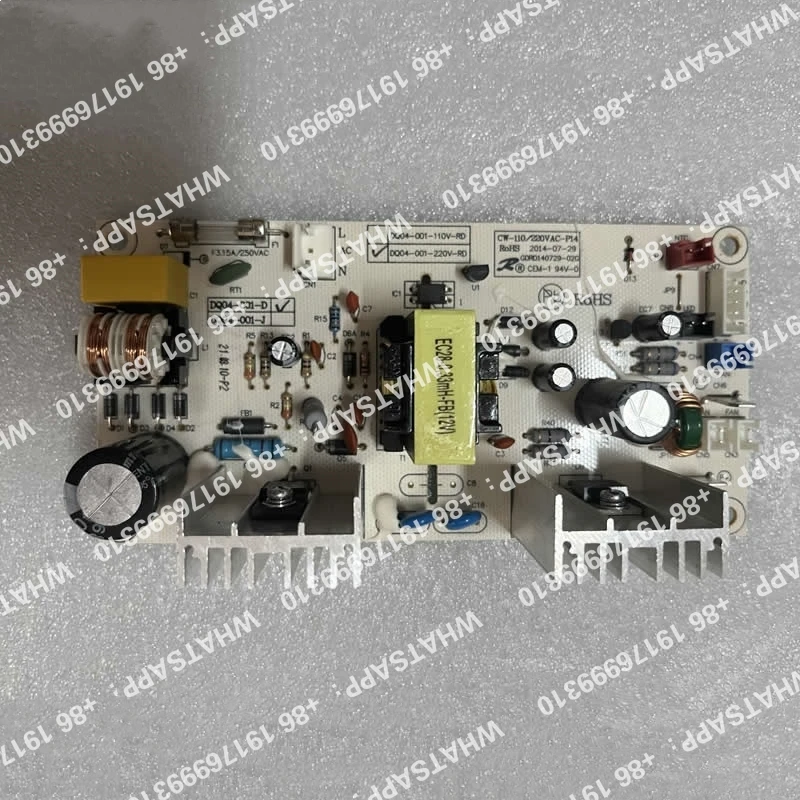 Placa de Circuito para Adega de Vinho 220V DQ04-001-D, Placa Principal para Adega de Vinho 220V DQ04-001-J, Placa de Fonte de Alimentação 220V