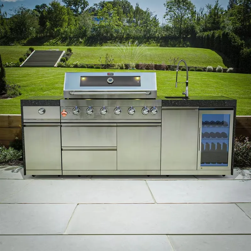 Qwinn 2026-High-end outdoor barbecue kitchen cabinet stainless steel kitchen cabinet
