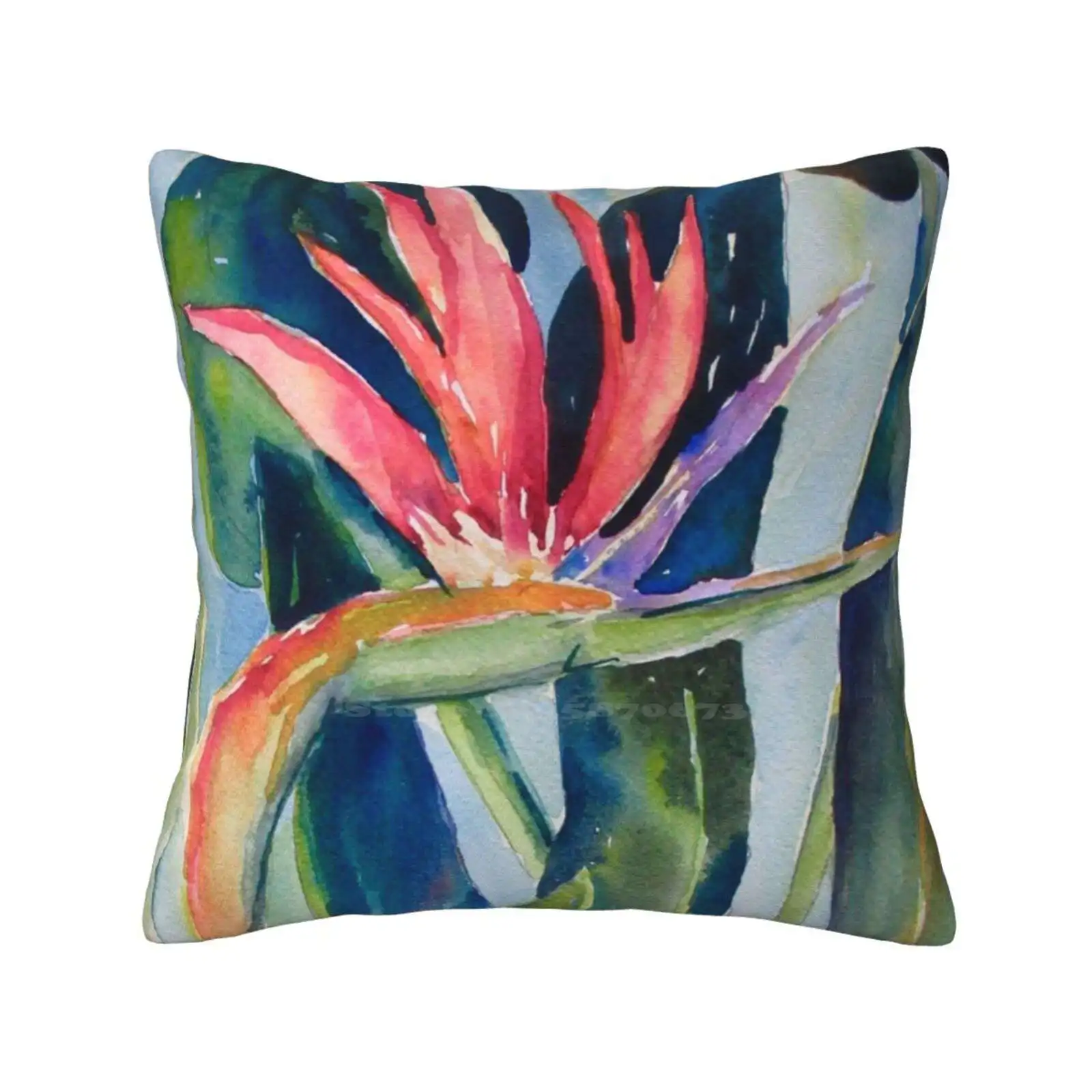 Bird Of Paradise Soft Comfortable Pillowcase Bermuda Floral Tropical Image Bird Of Paradise Flower