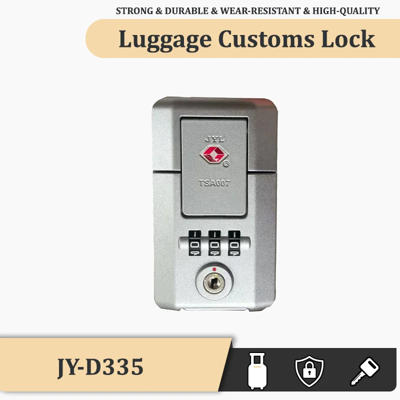 

For JY-D335 Luggage Lock STSA007 Combination Lock Customs Lock and Combination Lock Accessories Anti-Theft Protection