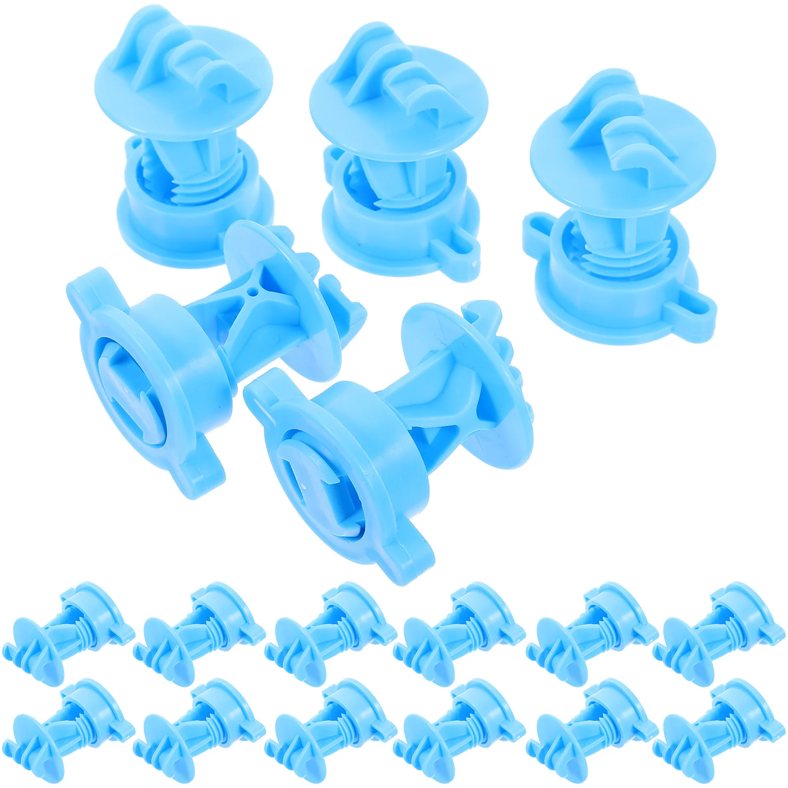 

50 Pcs Water Proof Fence Insulator Wire Clamps J Clips for Cages Pp Replacement Insulators Line DIY