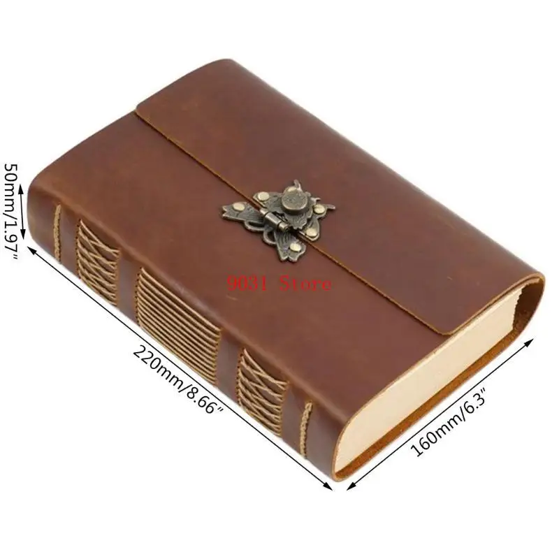 Retro Travel Journal Writing Notebook Diary Leather Notepad Handmade Gift for Students Adults Teachers