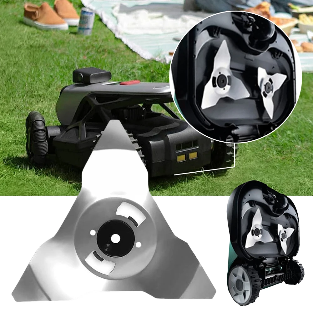 

Stainless Steel Lawn Robot Blade Replacement Cutting Blade Grass Trimmer Replacement Blade for Robomow RS RC Garden Tools Part