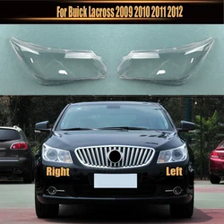 For Buick Lacross 2009 2010 2011 2012 Transparent Lampshade Lamp Shade Front Headlamp Shell Headlight Cover Lens Plexiglass