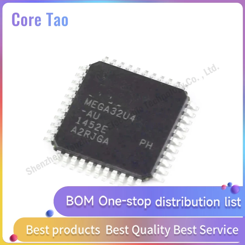 1PCS/LOT ATMEGA32U4-AU  ATMEGA32U4 MEGA32U4 TQFP-44 16K flash USB 8-bit microcontroller chip