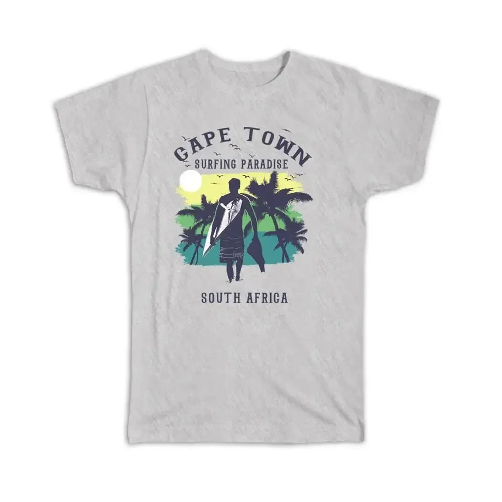 Gift T-Shirt : Cape Town South Africa Surfing Paradise Beach Tropical Vacation