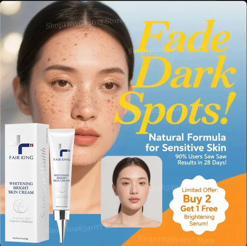 

Whitening Anti-Freckle Cream Brighten Skin Tone Remove Freckles Lighten Spots Chloasma Brighten Moisturize Face Skin Care