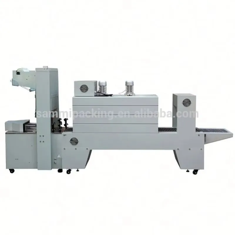 The Newest Upgraded Sleeve Wrapper with Heat Shrink Tunnel High Efficiency Shrink Wrapping Machine for Pet pp Pvc
