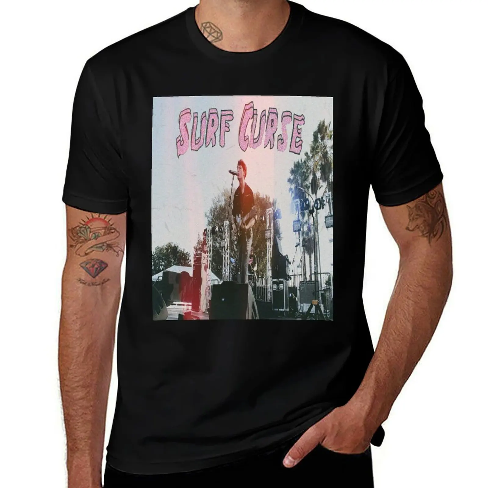 

t - t Apparel man shirt man casual T-Shirt shirt man plain t summer shirt Surf T-Shirt Curse