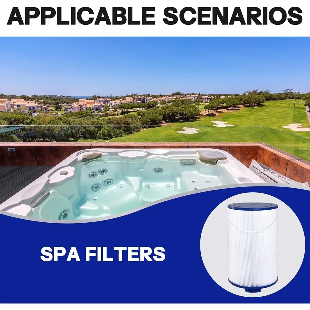 

Замена спа-фильтра, как показано на рисунке. Картридж спа-фильтра. Сменный фильтр для фильтра для бассейна с высоким расходом. Дизайн с высоким расходом.