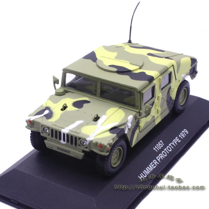Diecast Sun Star 1:43 Scale Military Combat Vehicle Hummer Jeep Alloy Car Model Collectible Toy Gift Souvenir Display Ornament