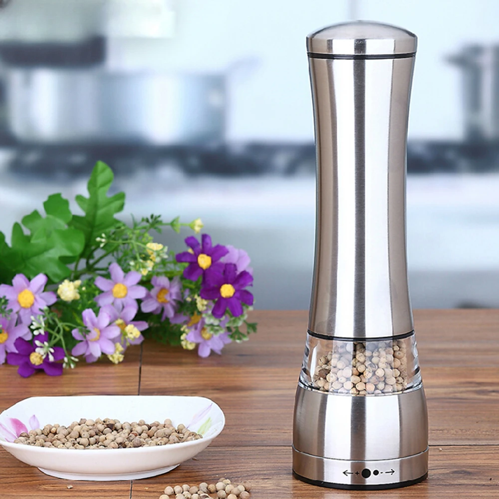 

Stainless Steel Pepper Grinder Manual Mill for Salt Pepper Rice Herbs Spice Creative Ceramic burr Mills for Kitchen Cooking