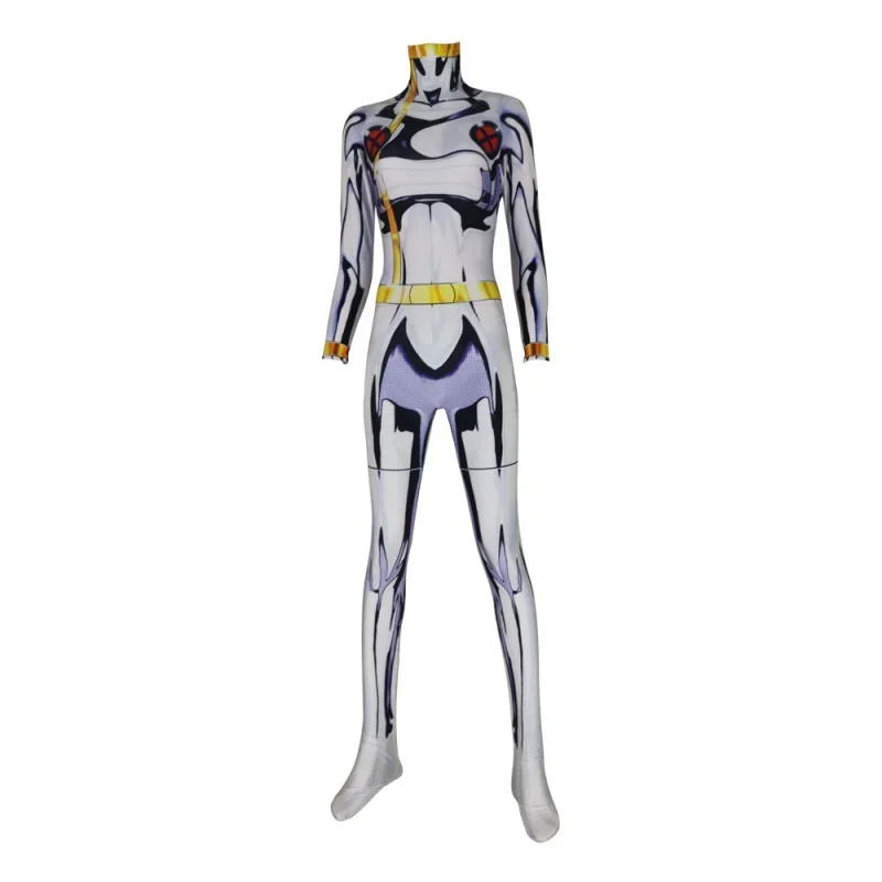 White Storm X-men Cosplay Costume for Adults and Children, High Quality Lycar Superhero Zentai Party Jumpsuit