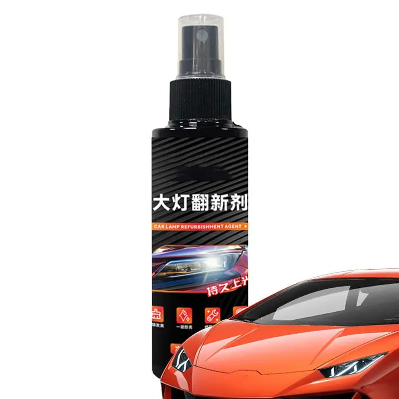 

Car Headlight Cleaner Automotive Headlight Restoration 120ml High Temperature Resistant Lens Cleaner For Effective Car Headlight