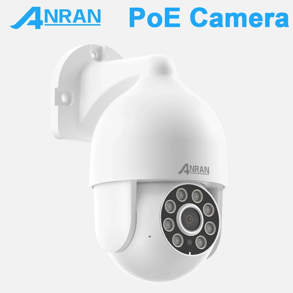 ANRAN 4K 8MP PoE IP UHD Video Camera Security Surveillance Camera Onvif Two Way Audio AI Automatic Tracking Color Night Vision