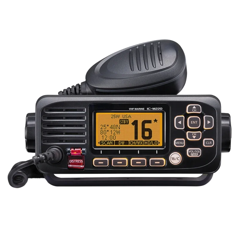 

Marine Electronics for Navigation and Communication, IC-M220, Ship Boat, Class D, DSC, CH70, VHF Radio Transceiver