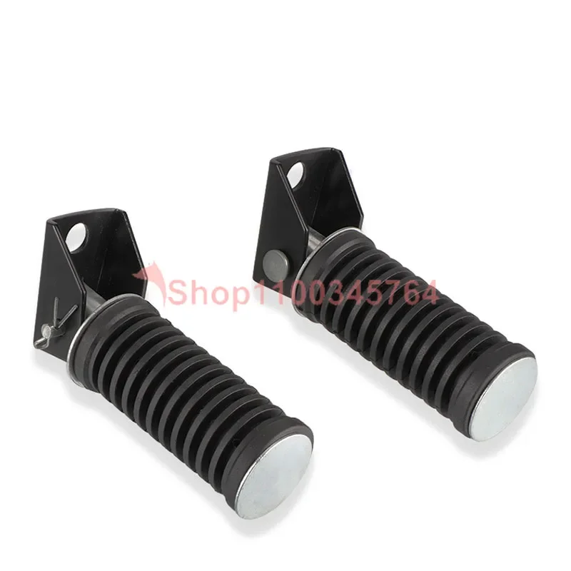 

2Pcs Motorcycle Front Rear Footrests Motorcycle Foot pegs For Suzuki GS125 GN125 Motocross Motorcycle Accessories FootPeg Pedals