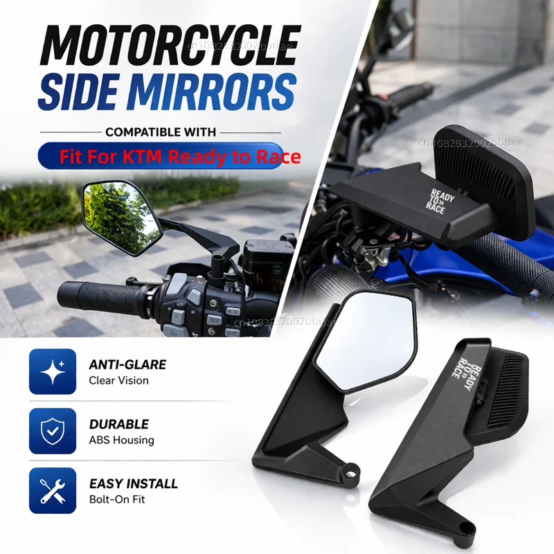 Rétroviseurs CNC pour moto, rétroviseurs latéraux HD pour moto KTM Super Adventure Duke RC 390 690 790 890 1090 1190 1290 R