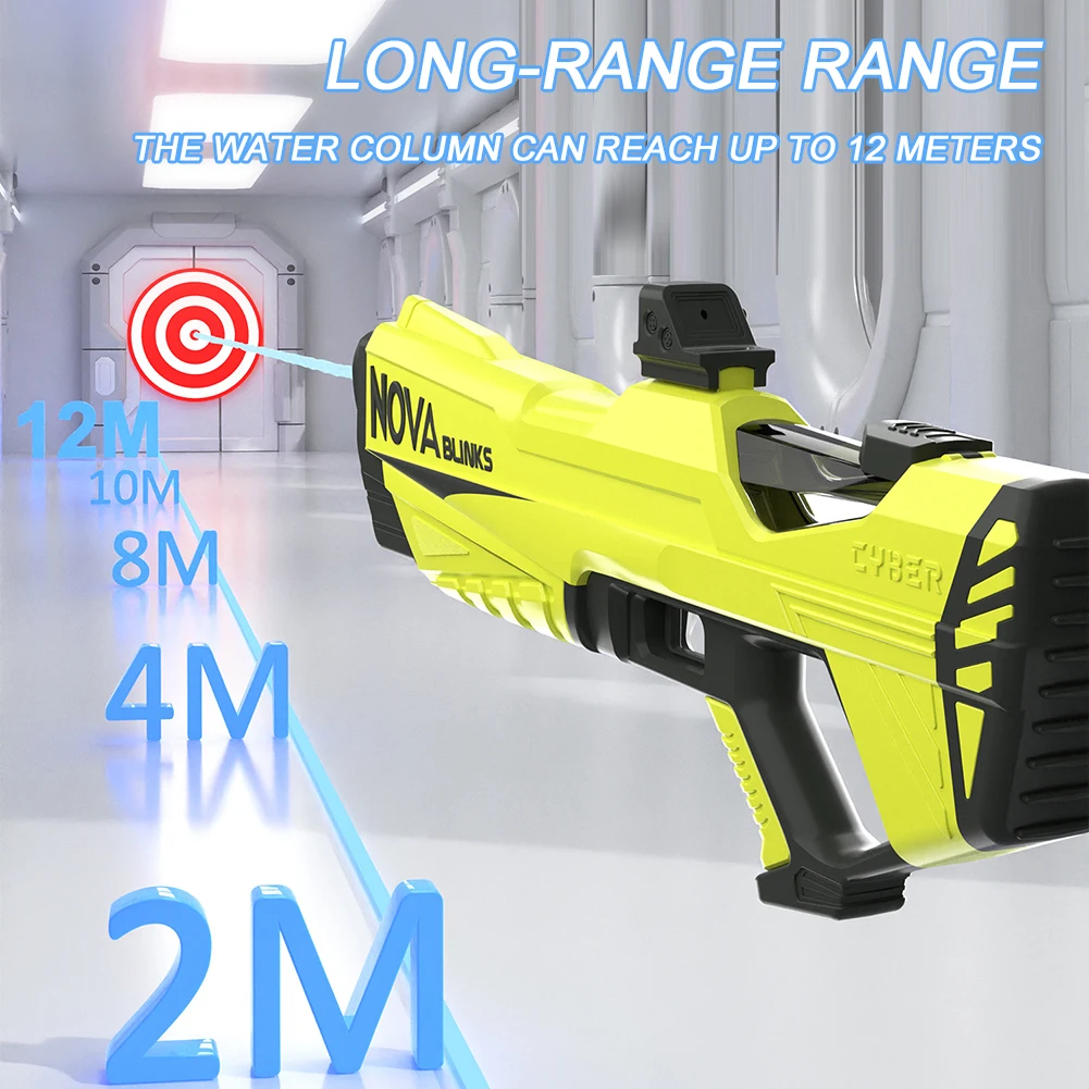 Automatische Elektrische Waterpistool Auto Zuig Waterpistolen Voor Volwassen Kinderen Batterij Aangedreven Squirt Blaster Zomer Zwembad Strand Outdoor Speelgoed