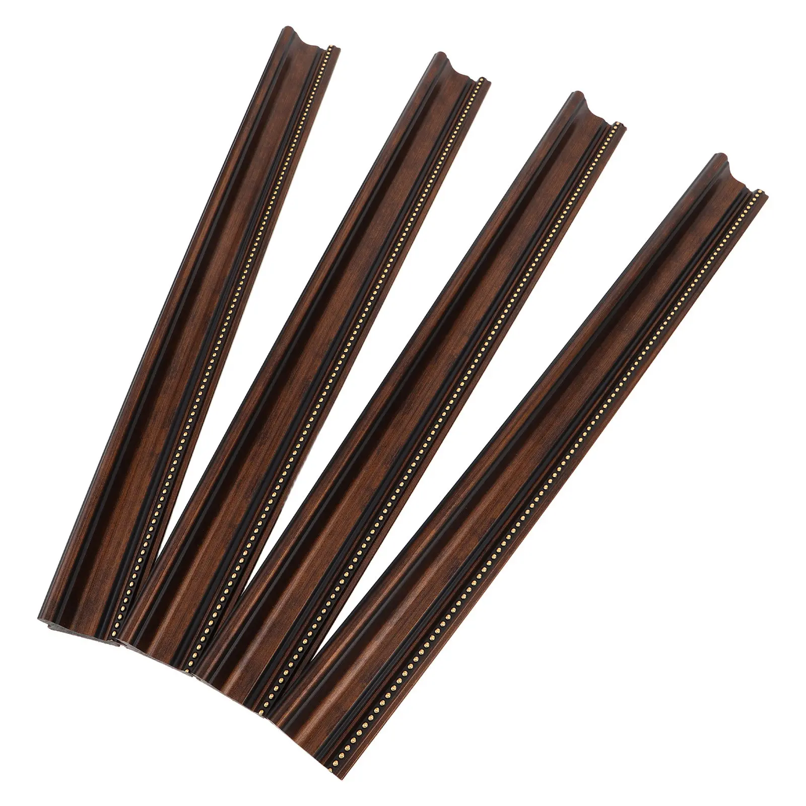 

Набор из 4 винтажных европейских классических декоративных планок для рам, 19,7 дюйма, для изготовления рам для картин, ретро-молдинг для домашнего декора