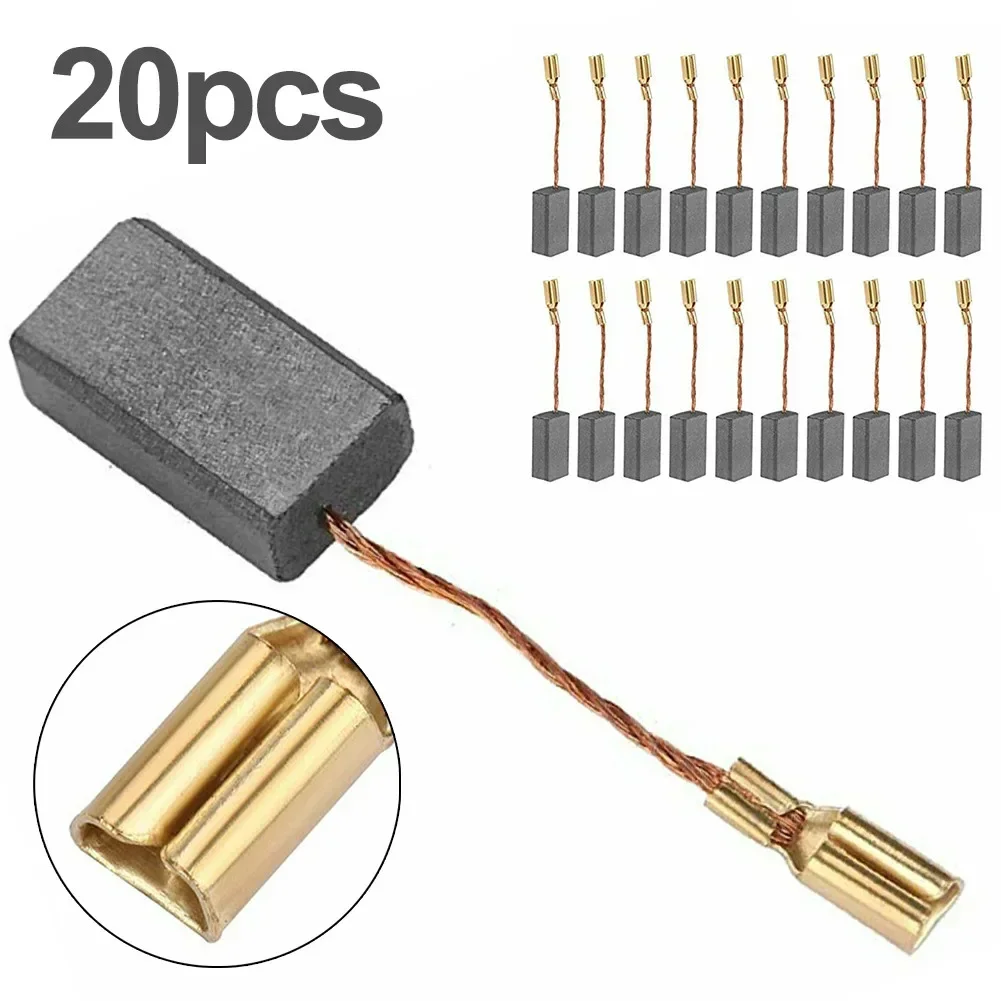 YTOM 20PCS Carbon Brushes For Motor Bosch Angle Grinder 15mm X 8mm X 5mm Carbon Motor Brush Power Tool Accessories