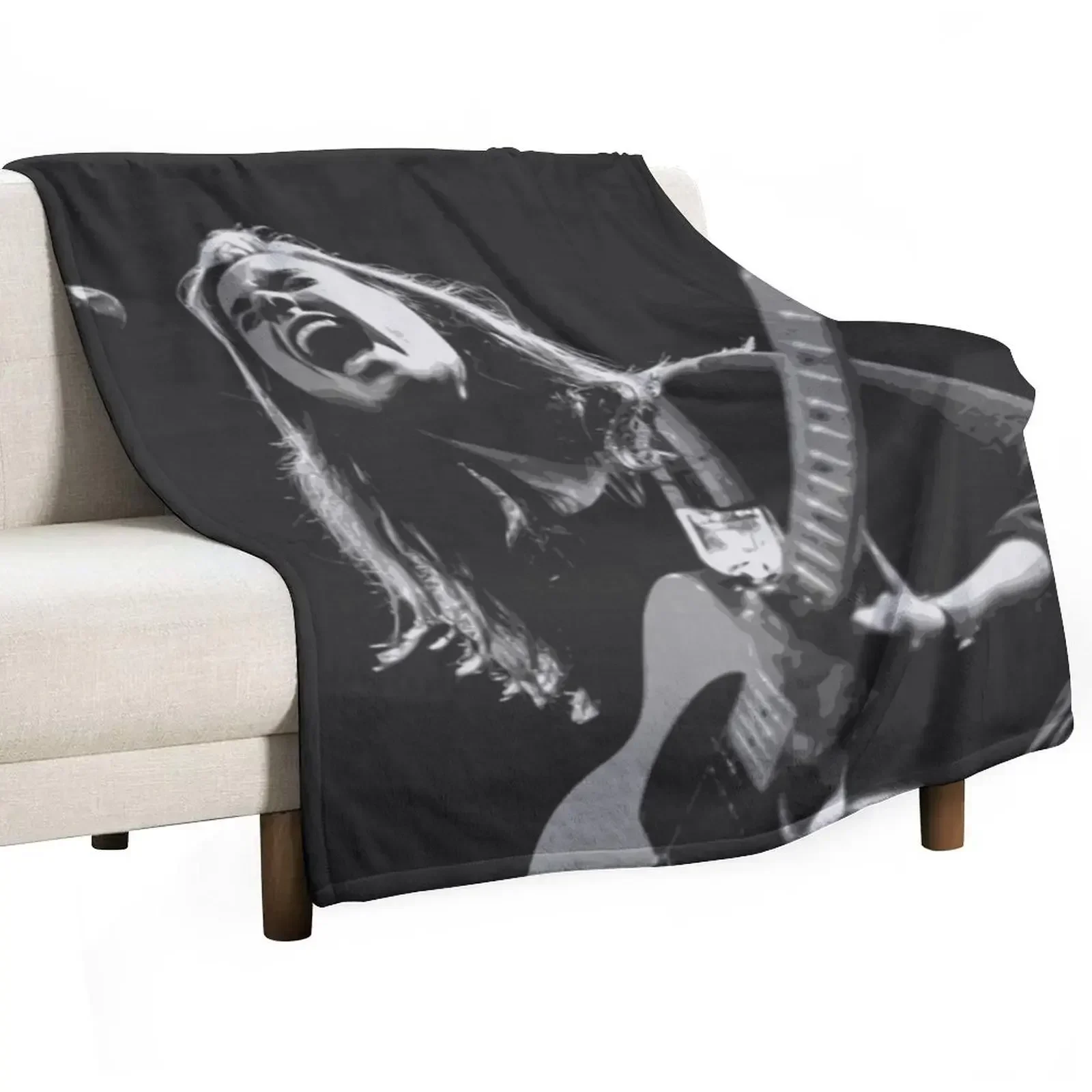 

Julien Baker painting Throw Blanket Cozy Light Blanket for Travel Camping Picnic