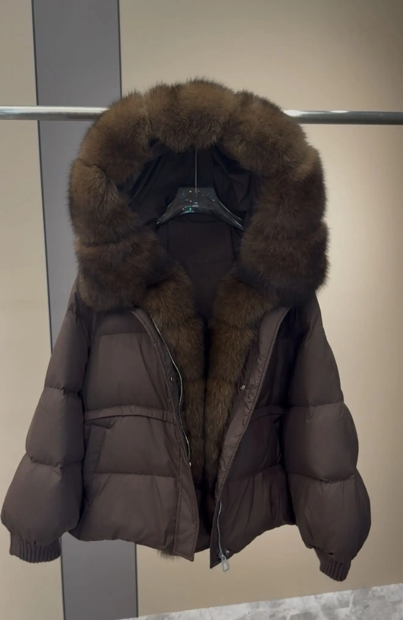 Aliexpress Women's Padded Jacket Puffer Coat with Fur Collar Duck Down Coat Thermal Windproof Extra Warm for Everyday Wear Snow Season - Aliexpress Deal